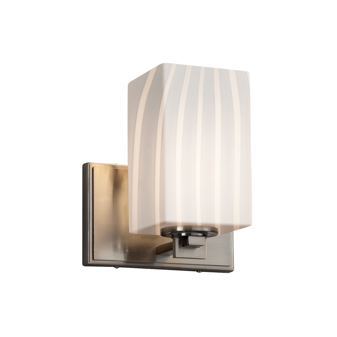 Justice Designs - FSN-8441-15-RBON-NCKL-LED1-700 - LED Wall Sconce - Fusion - Brushed Nickel