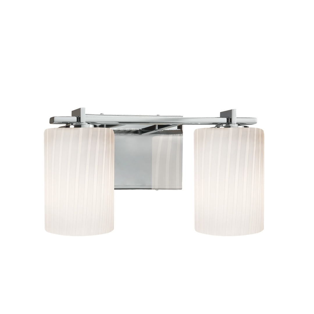 Justice Designs - FSN-8442-10-RBON-CROM-LED2-1400 - LED Bath Bar - Fusion - Polished Chrome
