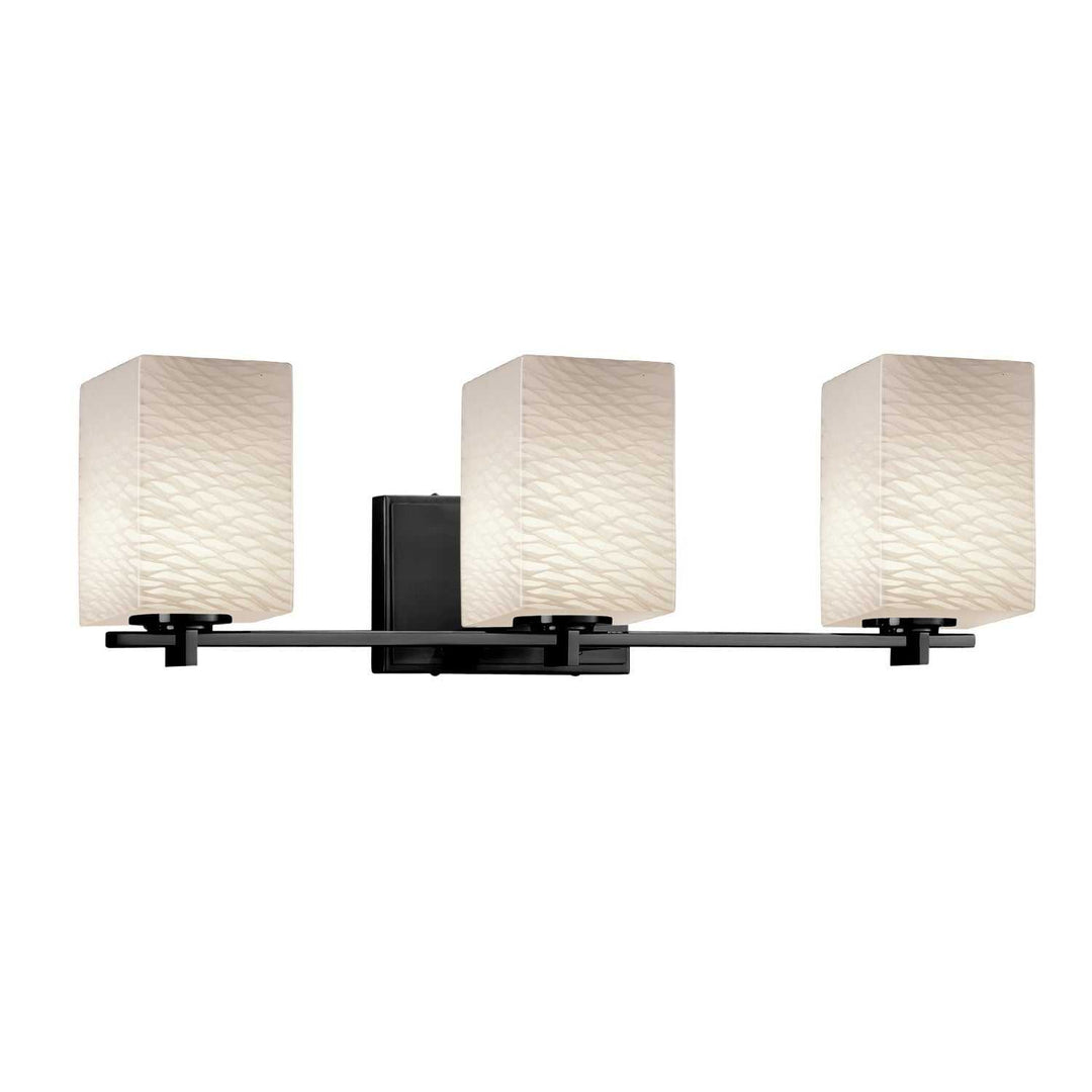 Fusion LED Bath Bar in Matte Black Justice Designs