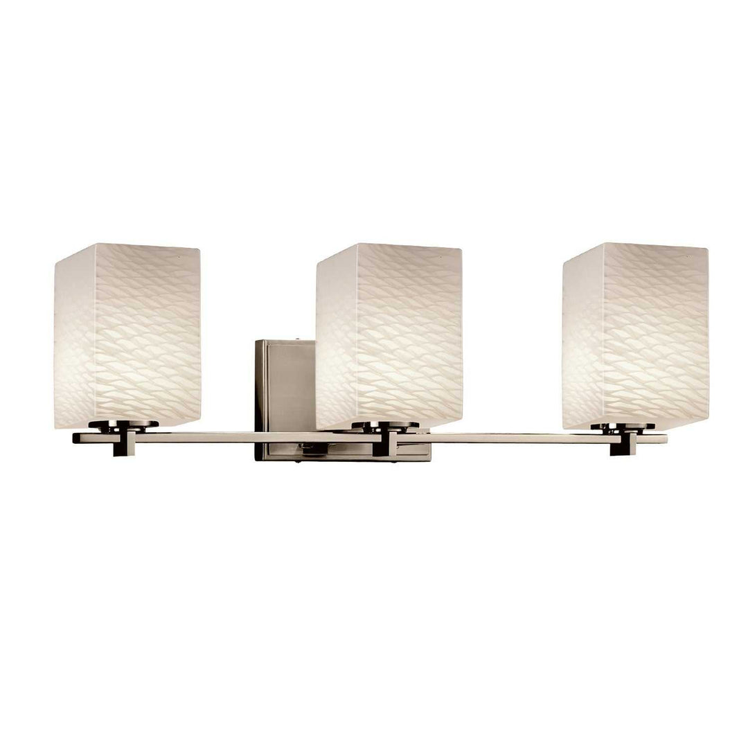 Fusion LED Bath Bar in Brushed Nickel Justice Designs