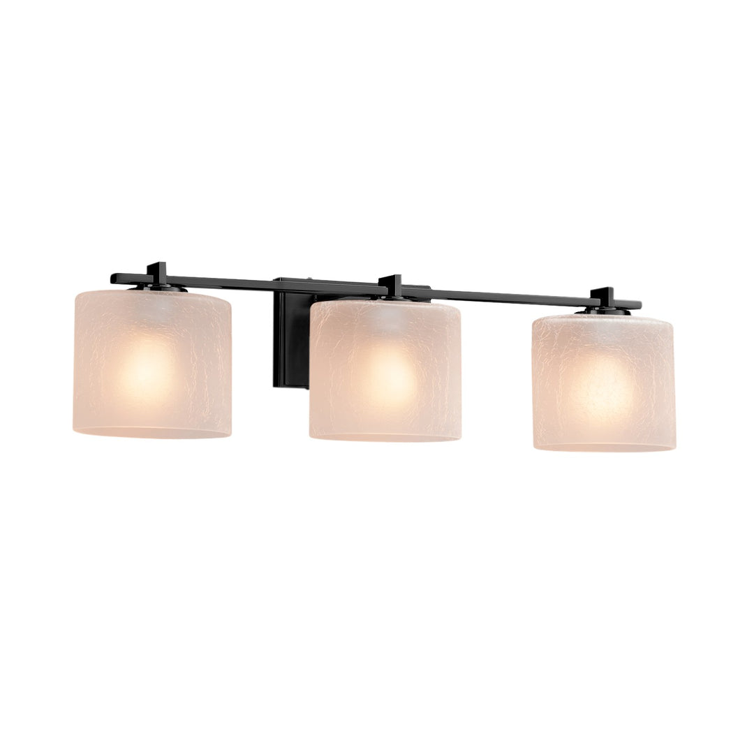 Justice Designs - FSN-8443-30-FRCR-MBLK-LED3-2100 - LED Bath Bar - Fusion - Matte Black