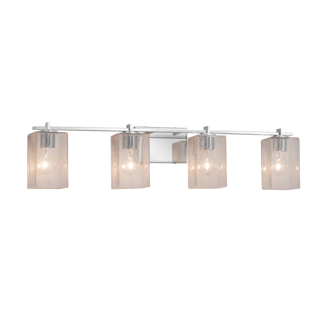 Justice Designs - FSN-8444-15-SEED-CROM-LED4-2800 - LED Bath Bar - Fusion - Polished Chrome