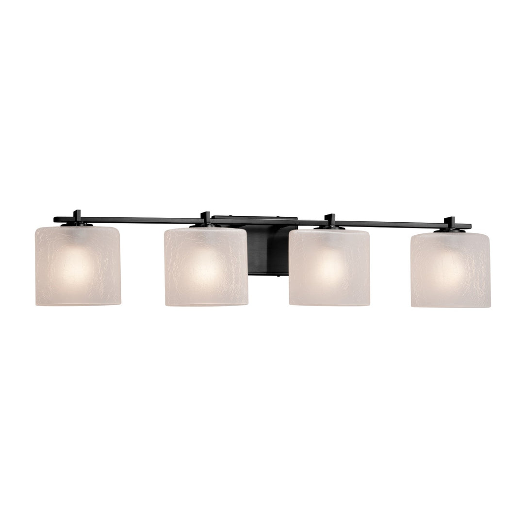 Justice Designs - FSN-8444-30-FRCR-MBLK-LED4-2800 - LED Bath Bar - Fusion - Matte Black