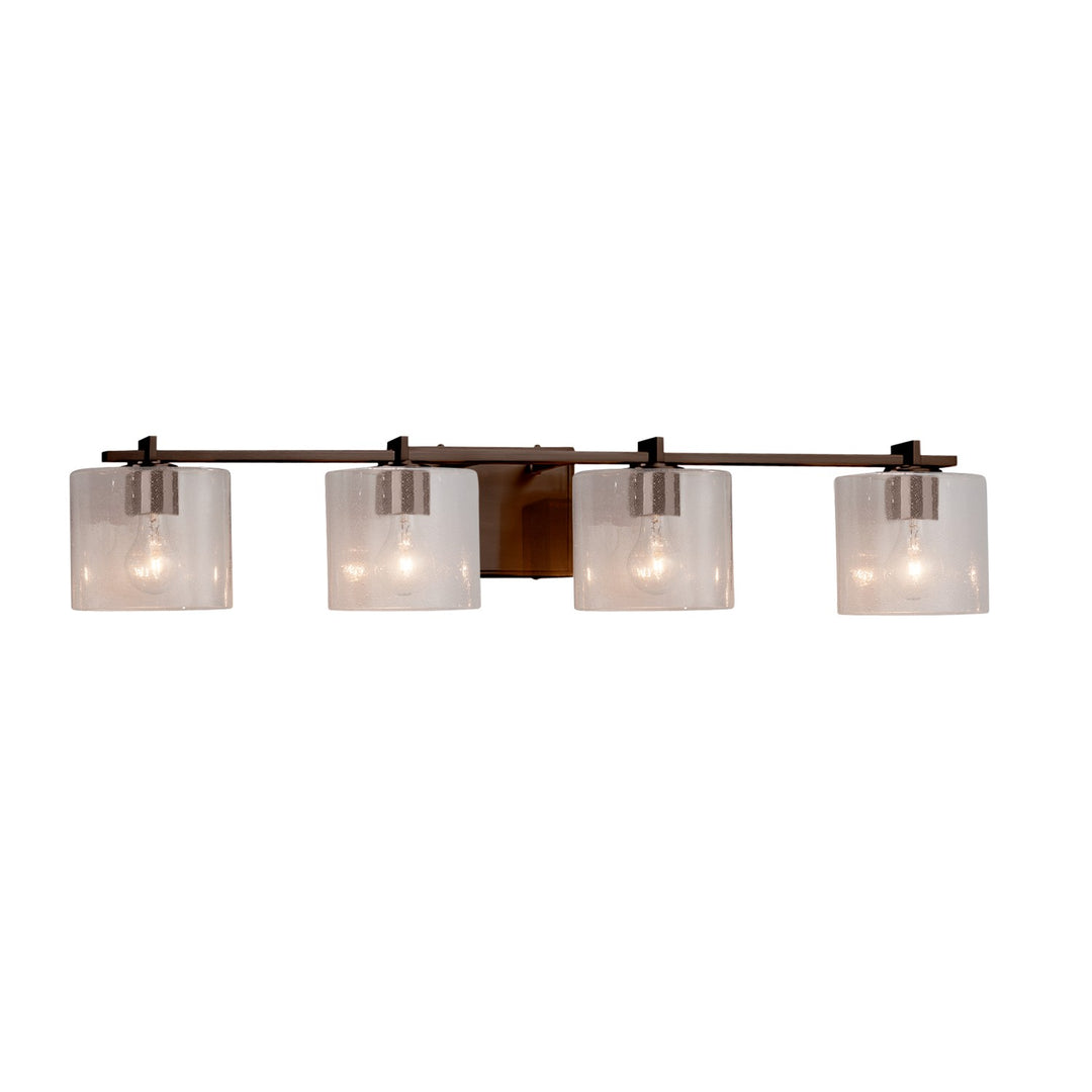 Justice Designs - FSN-8444-30-SEED-DBRZ-LED4-2800 - LED Bath Bar - Fusion - Dark Bronze
