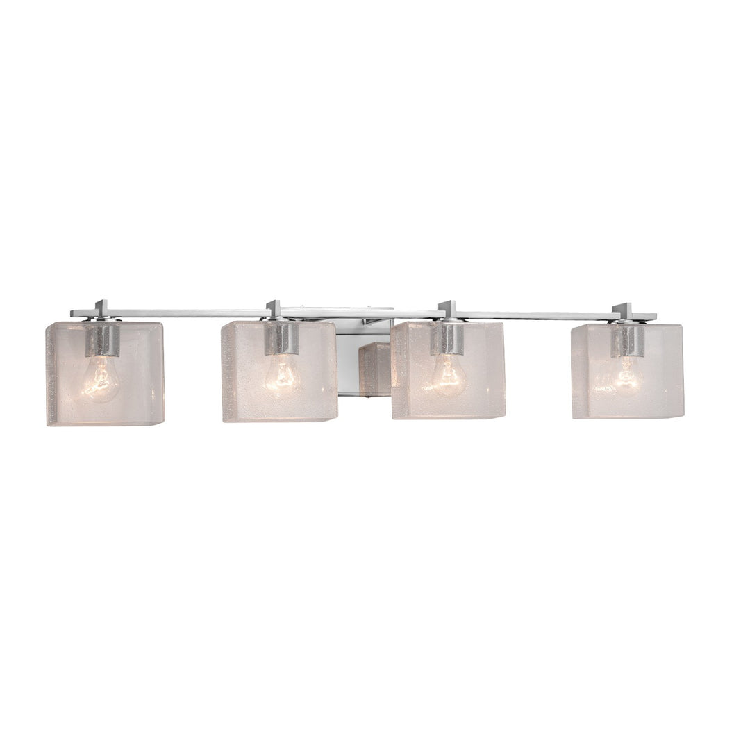 Justice Designs - FSN-8444-55-SEED-CROM-LED4-2800 - LED Bath Bar - Fusion - Polished Chrome