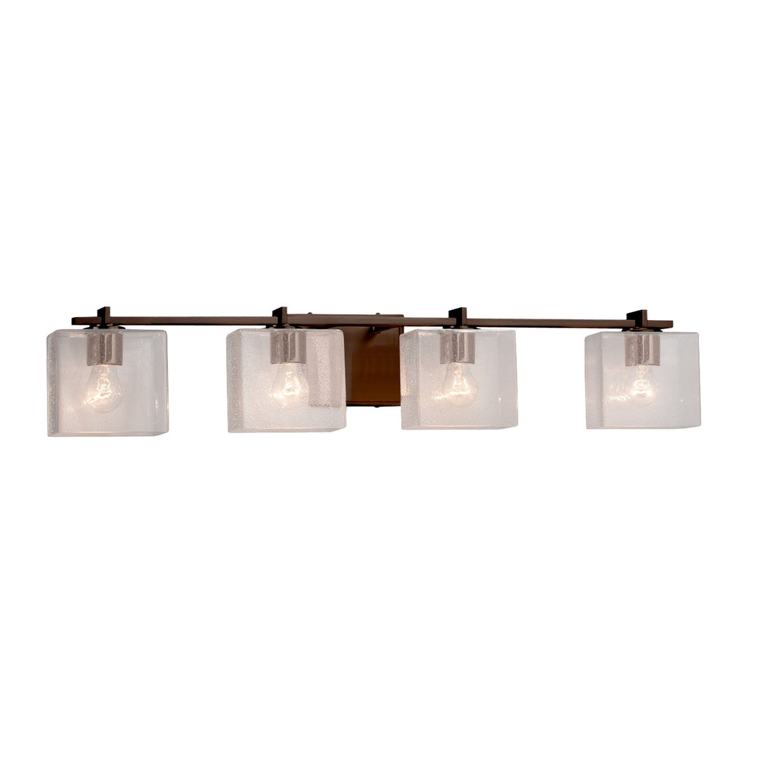 Justice Designs - FSN-8444-55-SEED-DBRZ-LED4-2800 - LED Bath Bar - Fusion - Dark Bronze