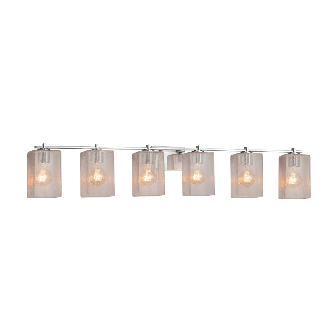 Justice Designs - FSN-8446-15-SEED-CROM-LED6-4200 - LED Bath Bar - Fusion - Polished Chrome