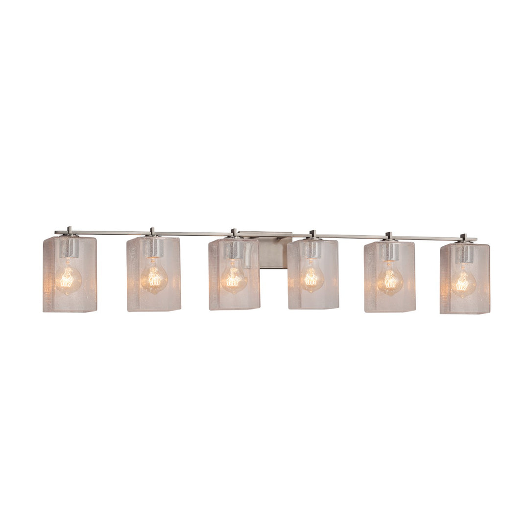 Justice Designs - FSN-8446-15-SEED-NCKL-LED6-4200 - LED Bath Bar - Fusion - Brushed Nickel