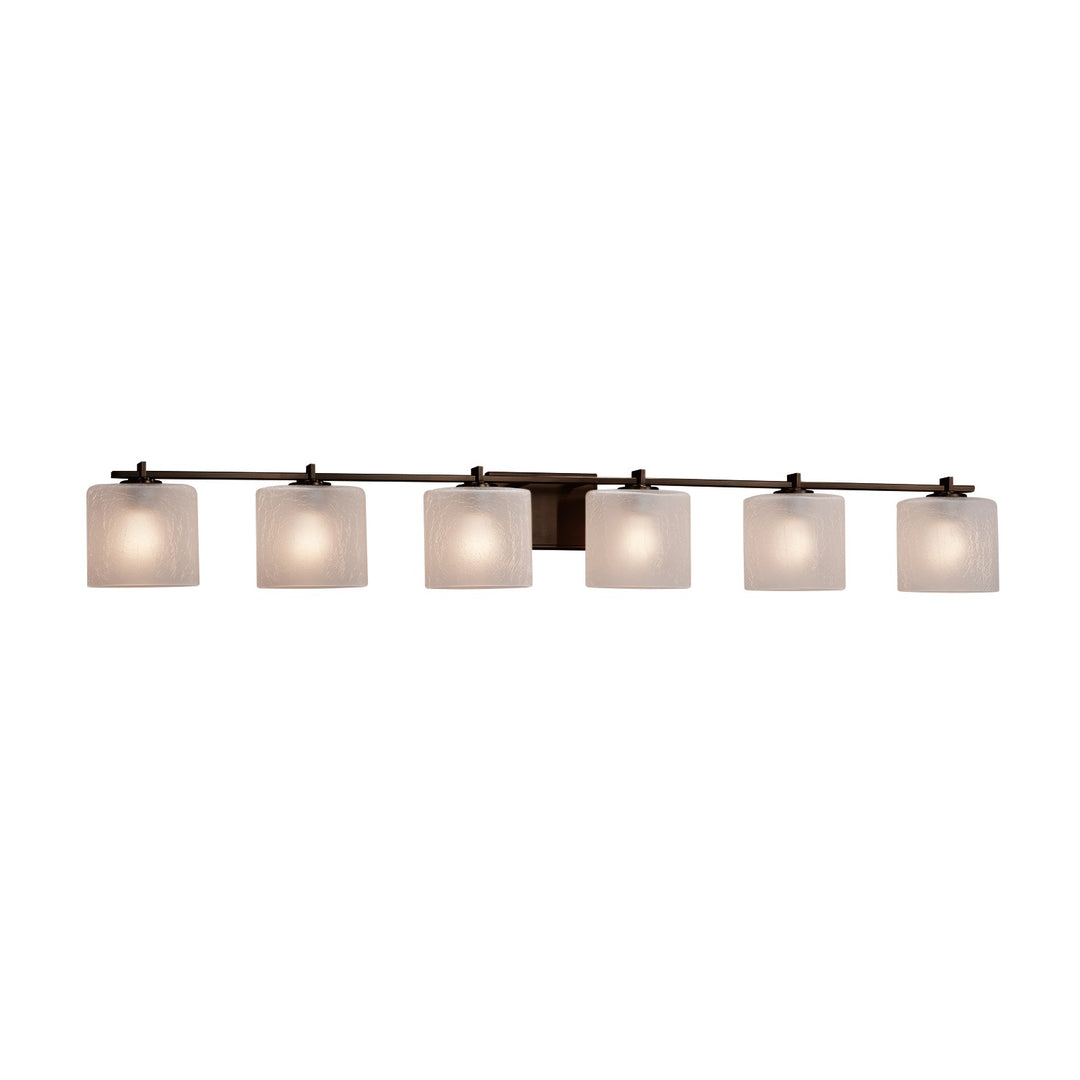 Justice Designs - FSN-8446-30-FRCR-DBRZ-LED6-4200 - LED Bath Bar - Fusion - Dark Bronze