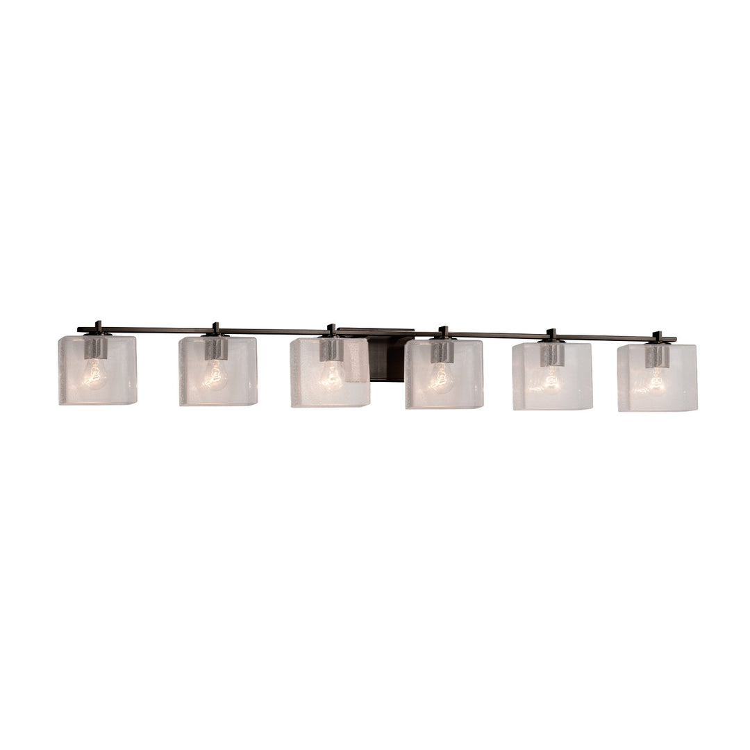 Justice Designs - FSN-8446-55-SEED-MBLK-LED6-4200 - LED Bath Bar - Fusion - Matte Black