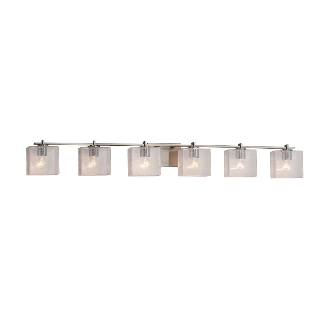 Justice Designs - FSN-8446-55-SEED-NCKL-LED6-4200 - LED Bath Bar - Fusion - Brushed Nickel