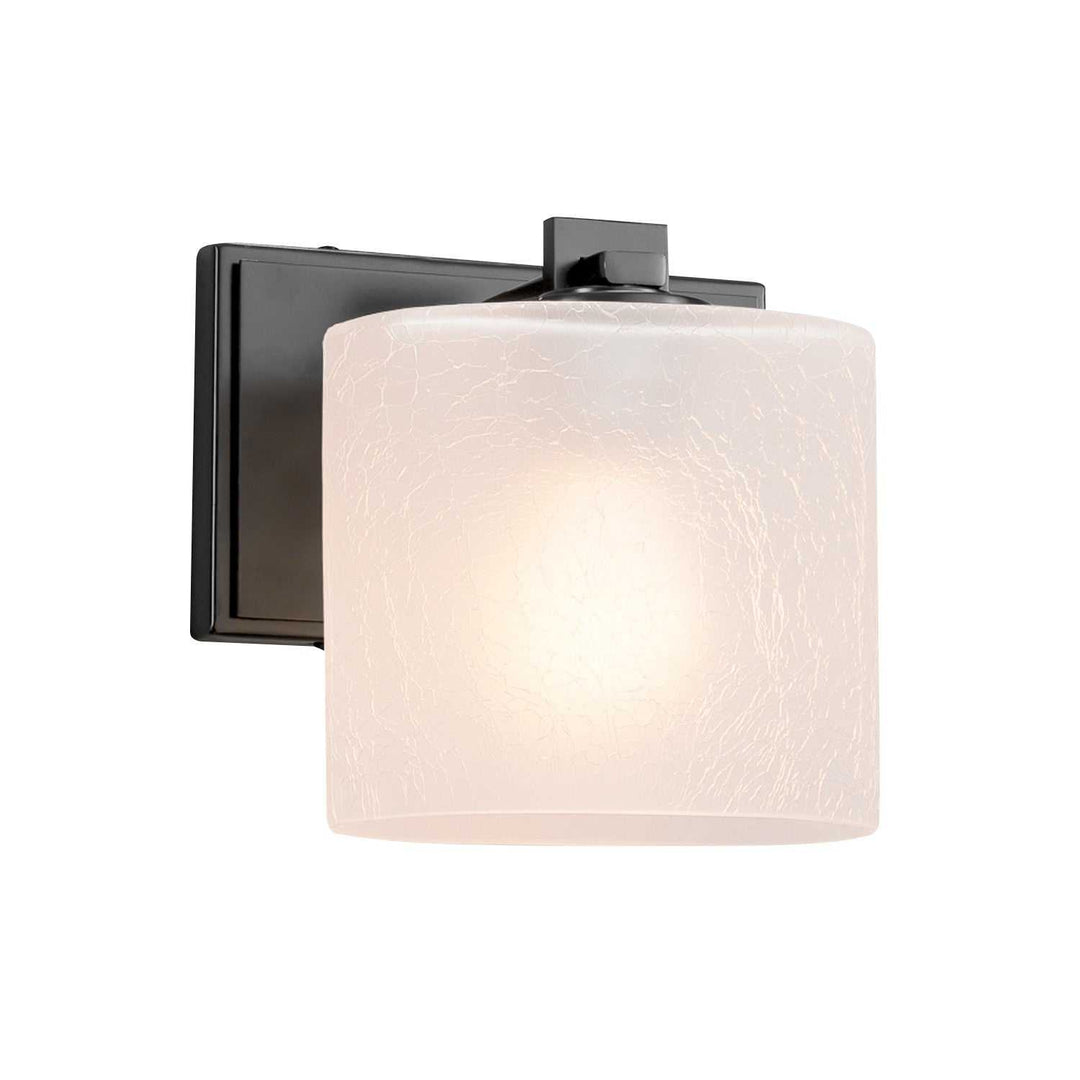Fusion LED Wall Sconce in Matte Black Justice Designs
