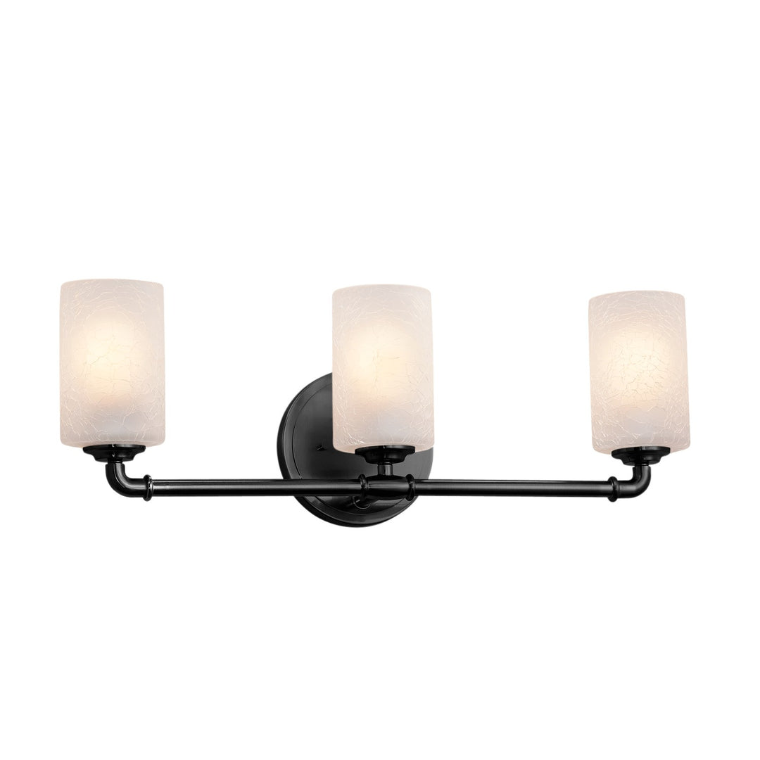 Justice Designs - FSN-8463-10-FRCR-MBLK-LED3-2100 - LED Bath Bar - Fusion - Matte Black