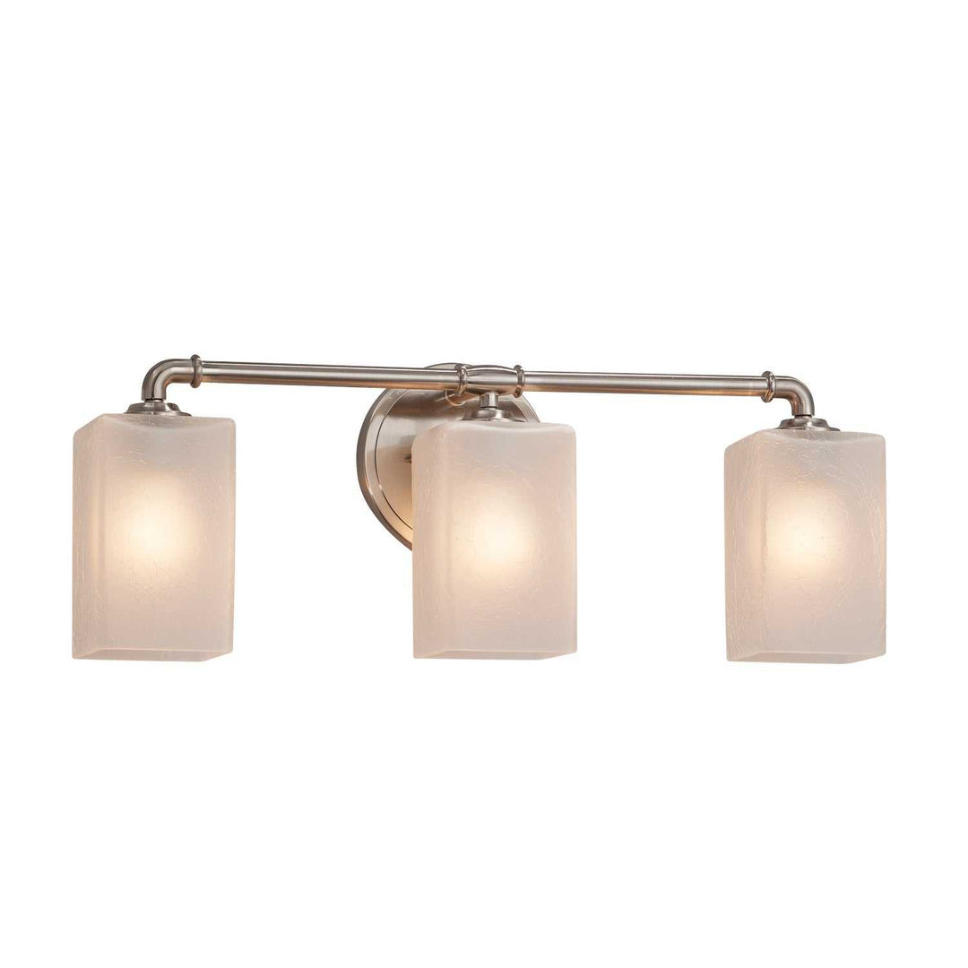 Fusion LED Bath Bar in Brushed Nickel Justice Designs