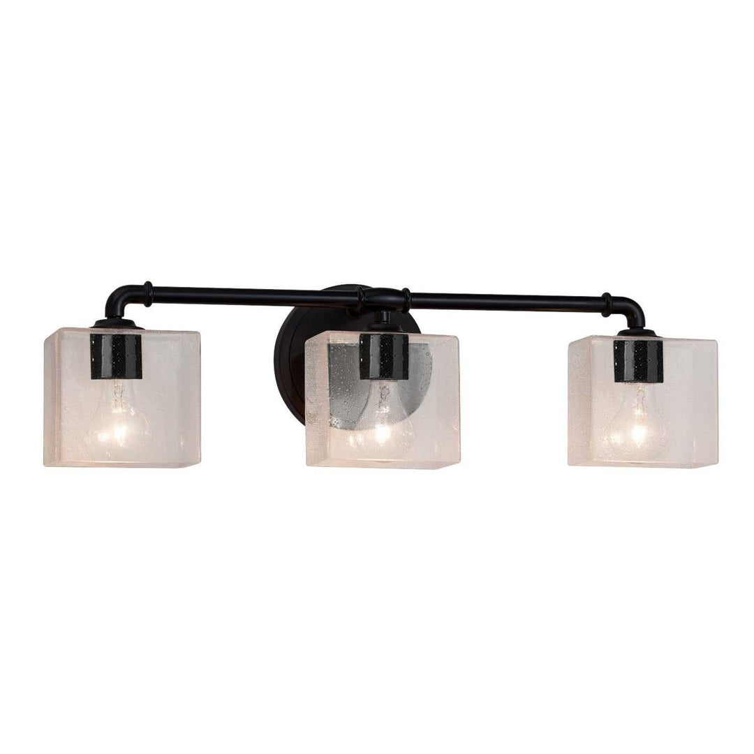 Fusion LED Bath Bar in Matte Black Justice Designs