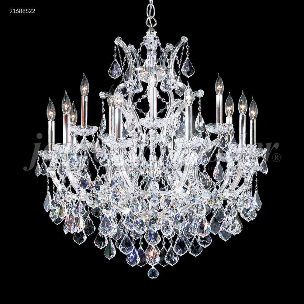 Maria Theresa Grand 16 Light Chandelier in Silver James R. Moder Canada