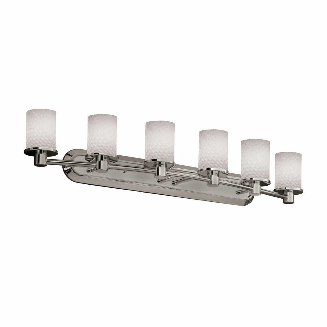 Fusion LED Bath Bar in Brushed Nickel Justice Designs