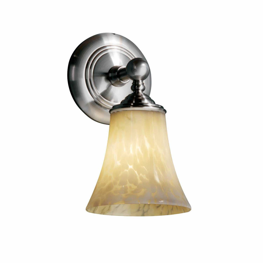 Fusion LED Wall Sconce in Brushed Nickel Justice Designs