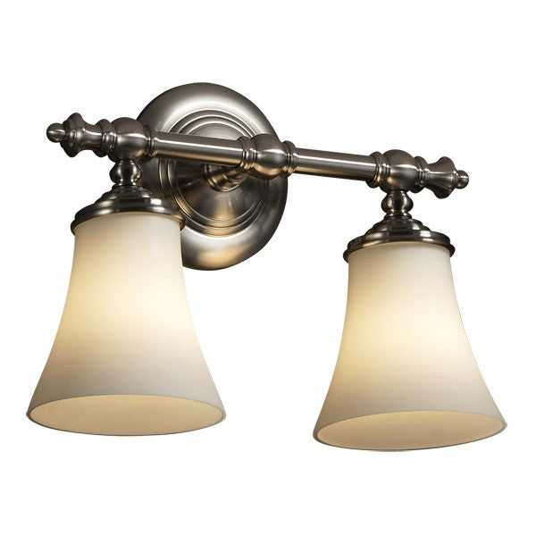 Fusion LED Bath Bar in Brushed Nickel Justice Designs