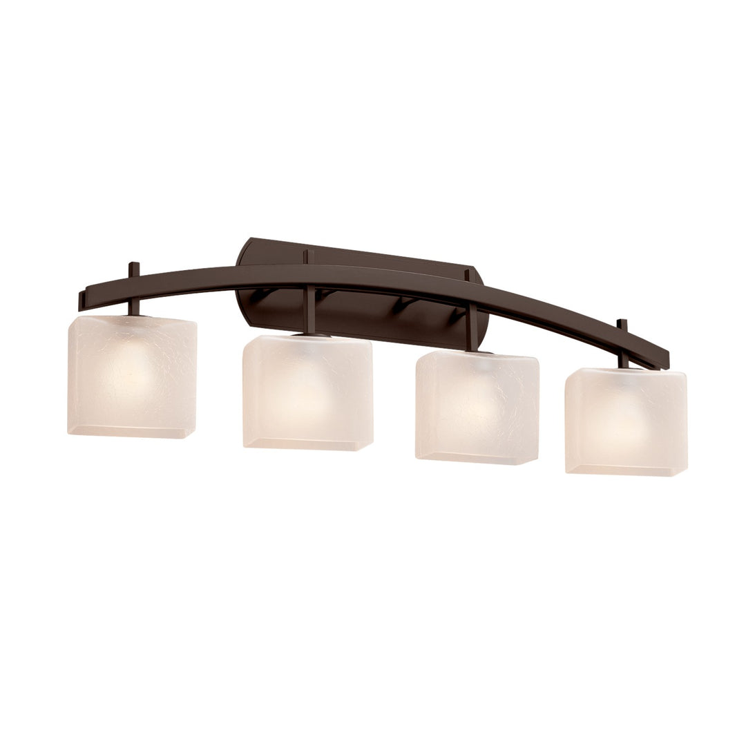 Justice Designs - FSN-8594-55-FRCR-DBRZ-LED4-2800 - LED Bath Bar - Fusion - Dark Bronze