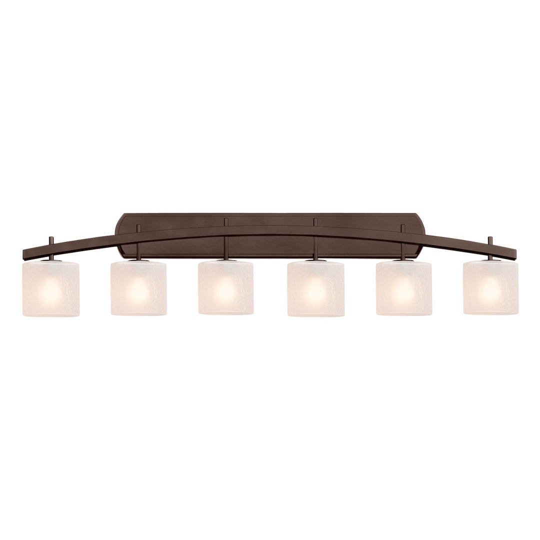 Justice Designs - FSN-8596-30-FRCR-DBRZ-LED6-4200 - LED Bath Bar - Fusion - Dark Bronze