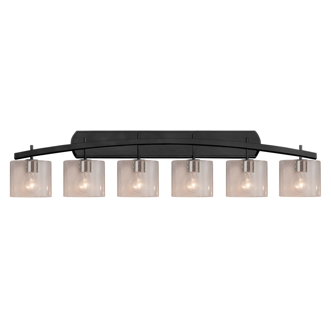 Justice Designs - FSN-8596-30-SEED-MBLK-LED6-4200 - LED Bath Bar - Fusion - Matte Black