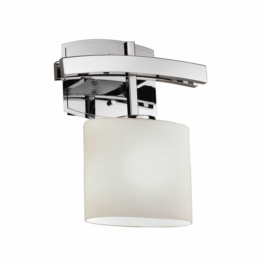 Fusion LED Wall Sconce in Polished Chrome Justice Designs
