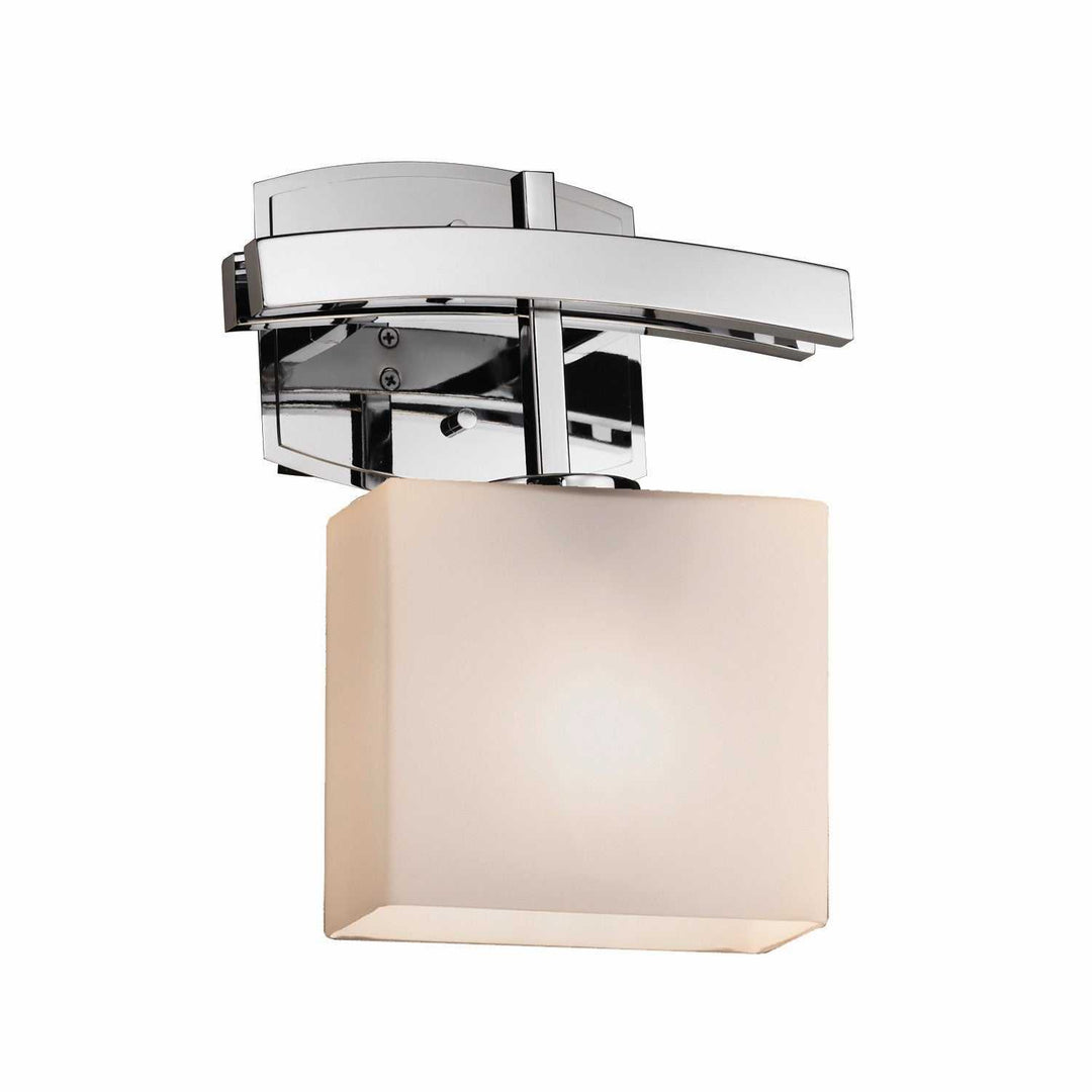 Fusion LED Wall Sconce in Polished Chrome Justice Designs