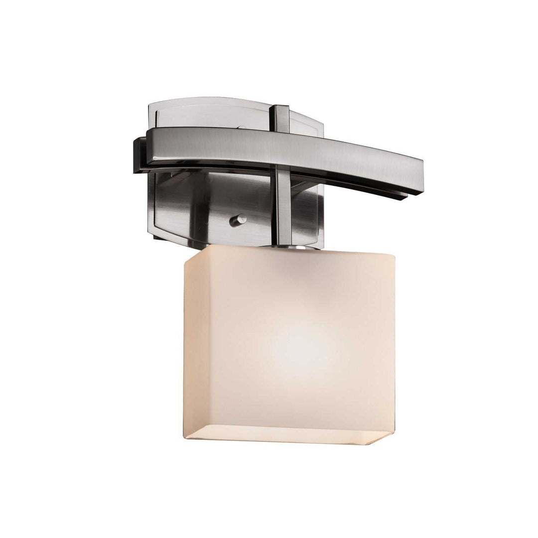 Fusion LED Wall Sconce in Brushed Nickel Justice Designs