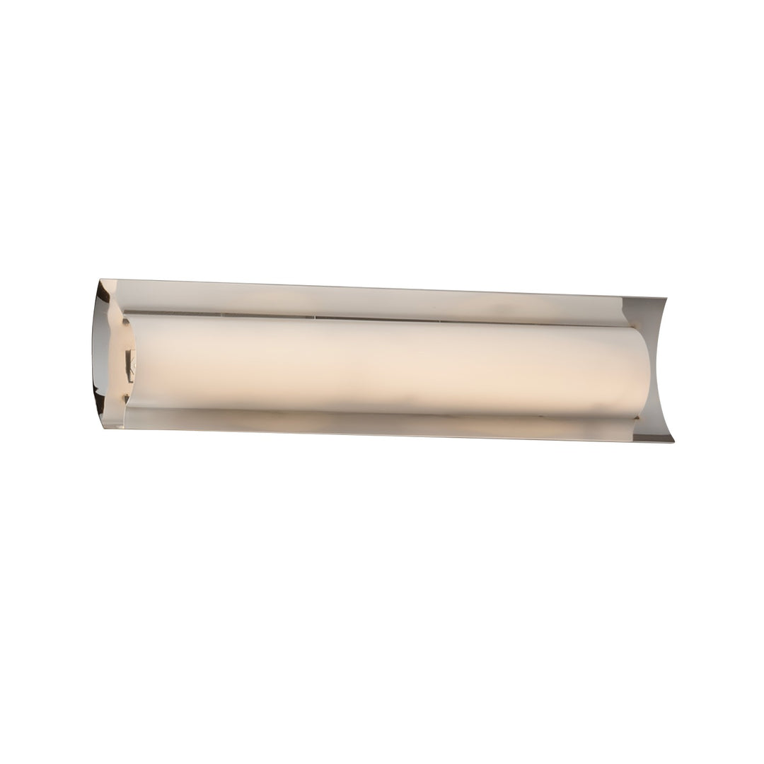 Justice Designs - FSN-8631-OPAL-CROM - LED Linear Bath Bar - Fusion - Polished Chrome