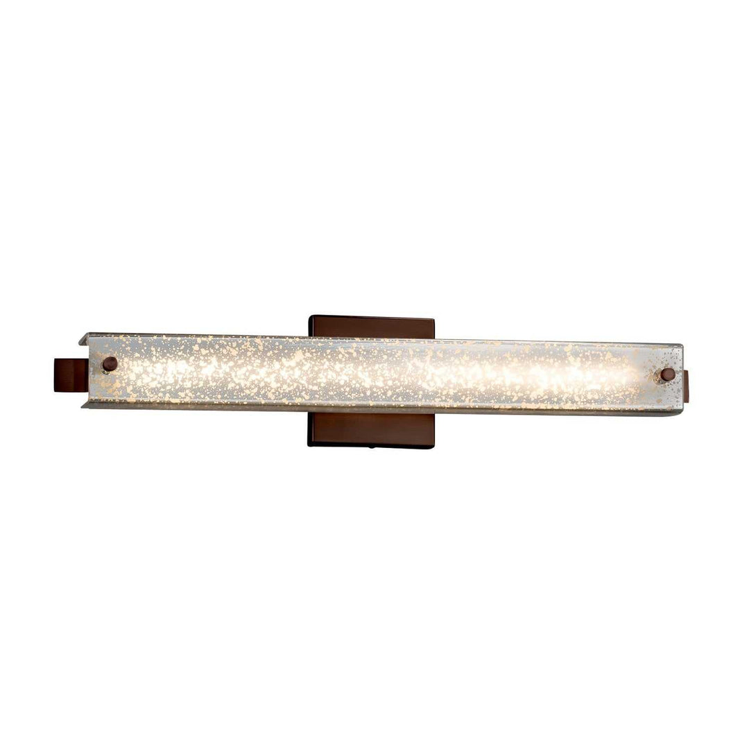 Fusion LED Linear Bath Bar in Dark Bronze Justice Designs