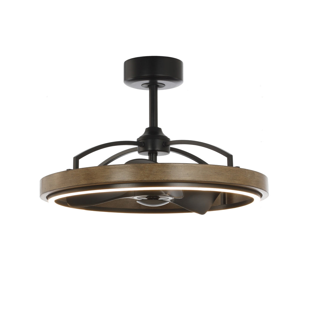 Maxim - 63001DWBK - LED Fandelight - Teton - Driftwood / Black