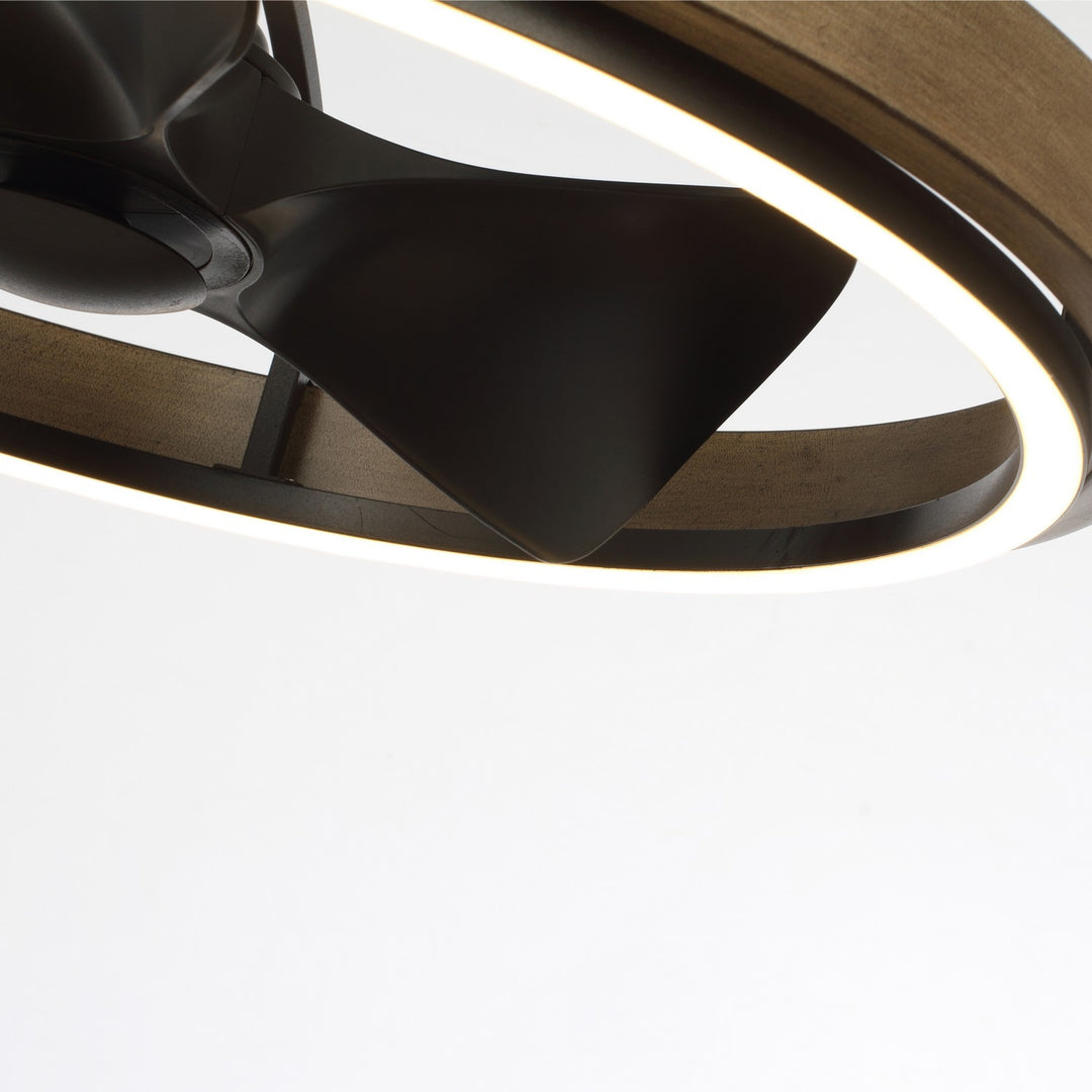 Maxim - 63002DWBK - LED Fandelight - Teton - Driftwood / Black