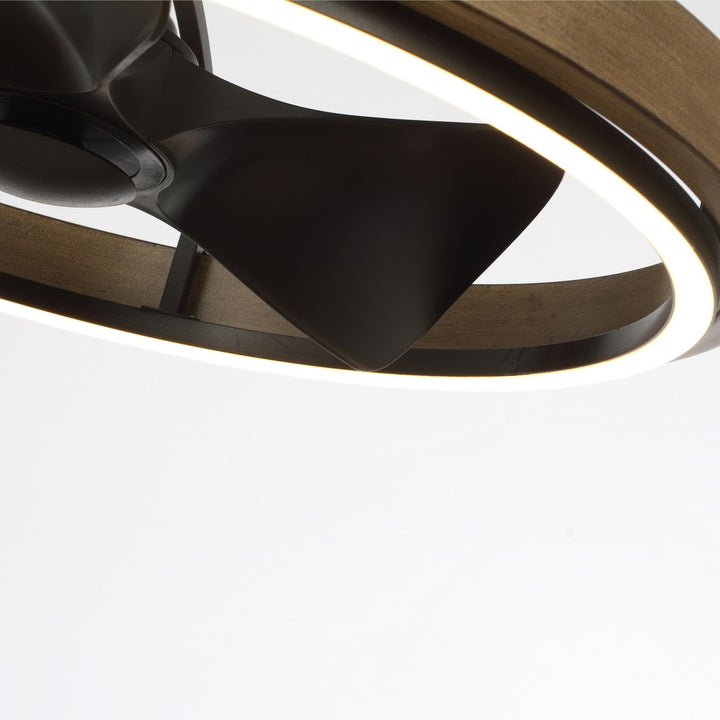 Maxim - 63002DWBK - LED Fandelight - Teton - Driftwood / Black