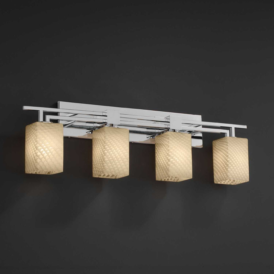 Fusion LED Bath Bar in Polished Chrome Justice Designs