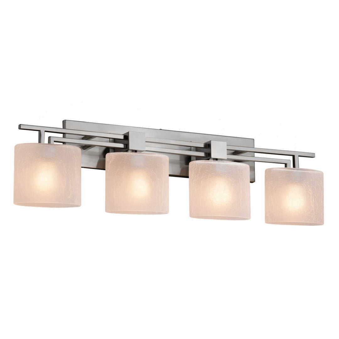Fusion LED Bath Bar in Brushed Nickel Justice Designs