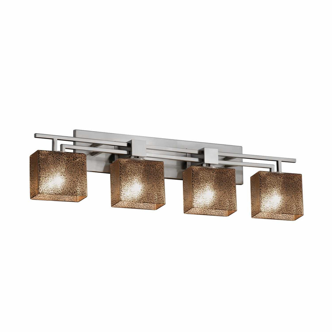 Fusion LED Bath Bar in Brushed Nickel Justice Designs