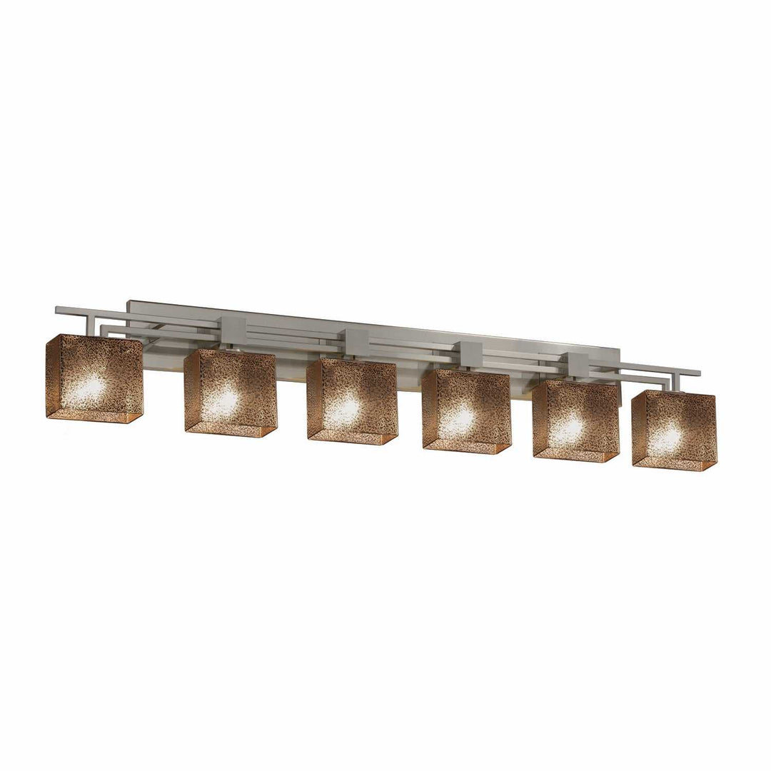 Fusion LED Bath Bar in Brushed Nickel Justice Designs