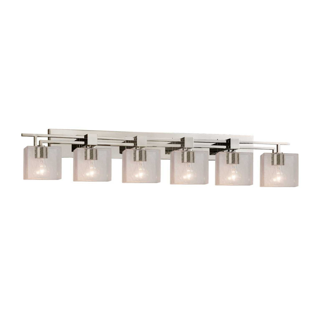 Fusion LED Bath Bar in Brushed Nickel Justice Designs