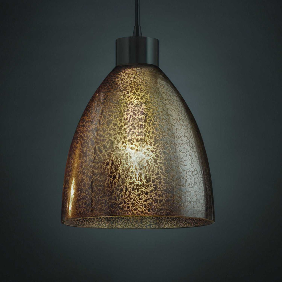 Fusion LED Pendant in Dark Bronze Justice Designs