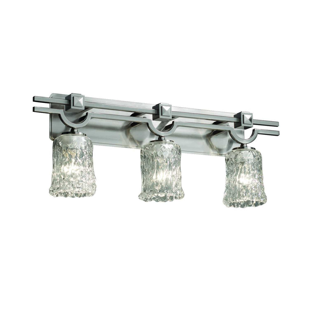 Veneto Luce LED Bath Bar in Brushed Nickel Justice Designs