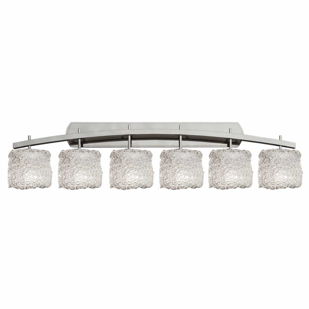 Veneto Luce LED Bath Bar in Brushed Nickel Justice Designs