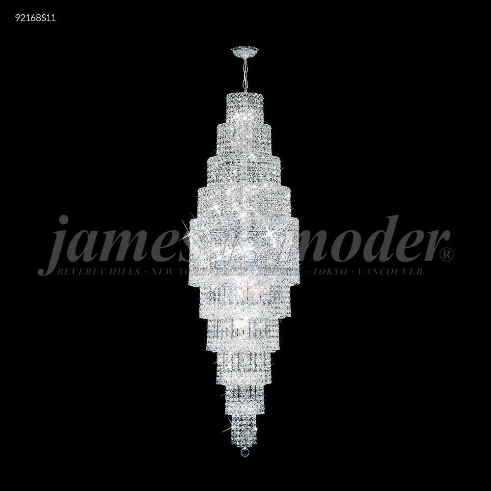 Prestige 28 Light Chandelier in Silver James R. Moder Canada