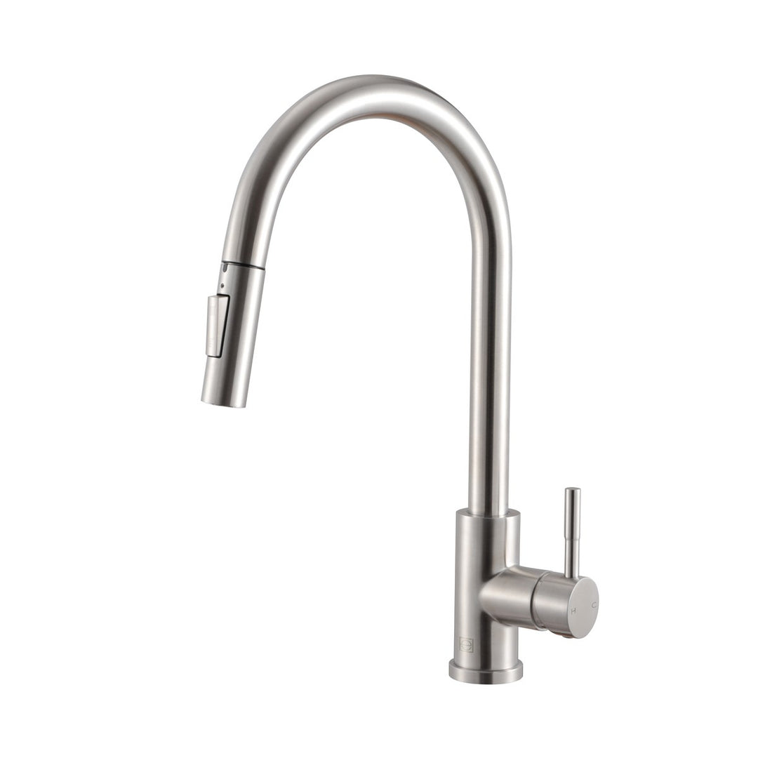 Elegant Lighting - FAK-302BNK - Kitchen Faucet - Jack - Brushed Nickel