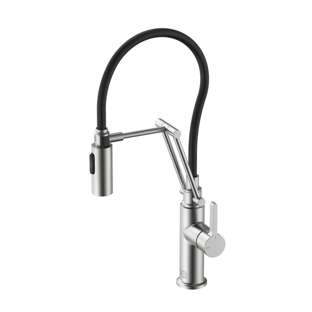 Leonardo Kitchen Faucet in Brushed Nickel - available from The Lighting Shoppe, trusted by Canadian homeowners