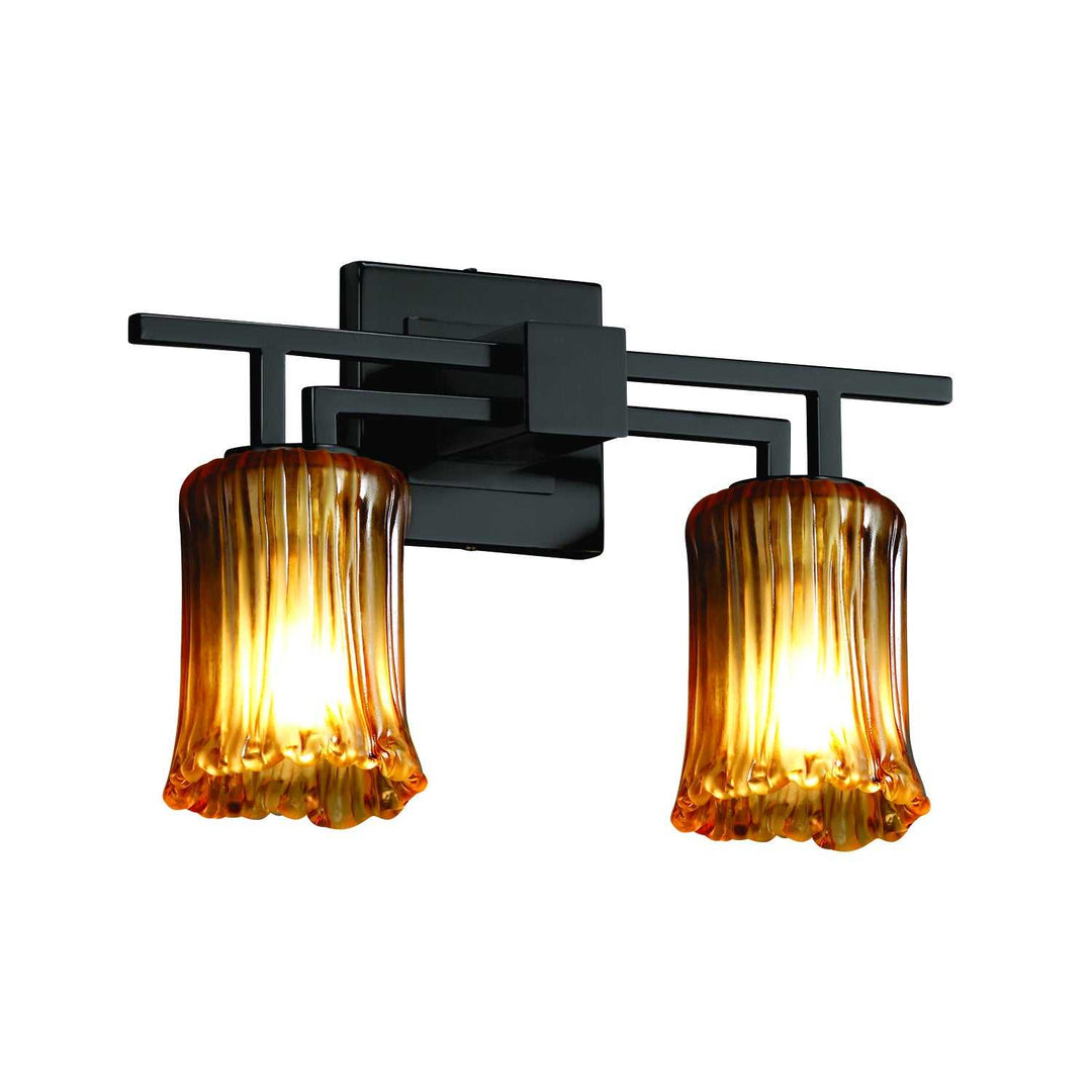 Veneto Luce LED Bath Bar in Matte Black Justice Designs