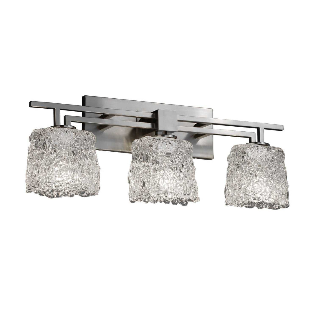 Veneto Luce LED Bath Bar in Brushed Nickel Justice Designs