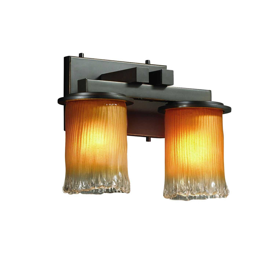 Veneto Luce LED Bath Bar in Dark Bronze Justice Designs