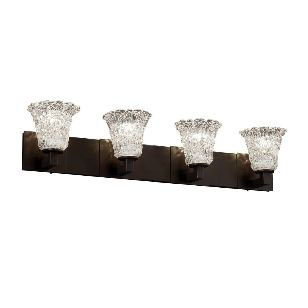 Veneto Luce LED Bath Bar in Dark Bronze Justice Designs