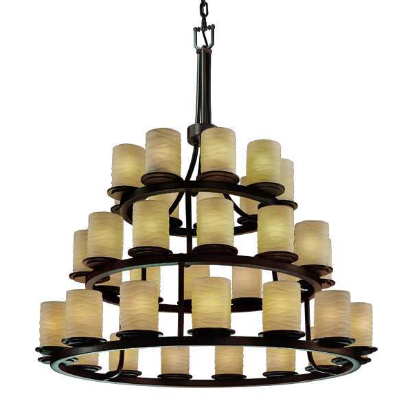 Limoges LED Chandelier in Dark Bronze Justice Designs